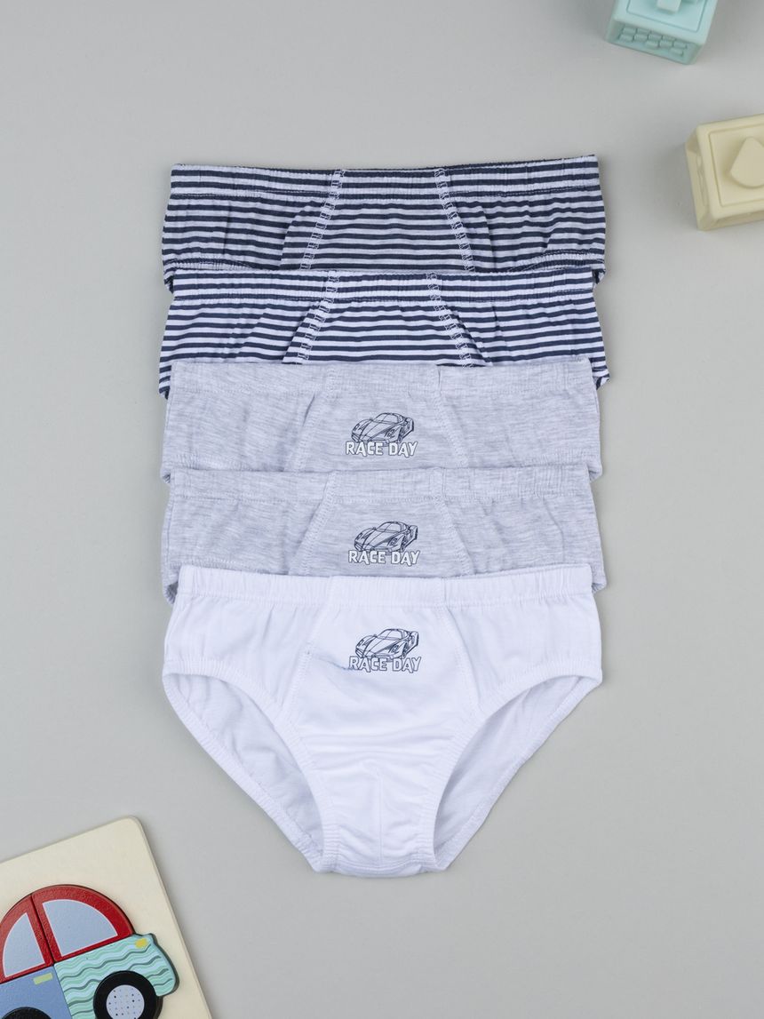 Pack 5 slip bimbo race