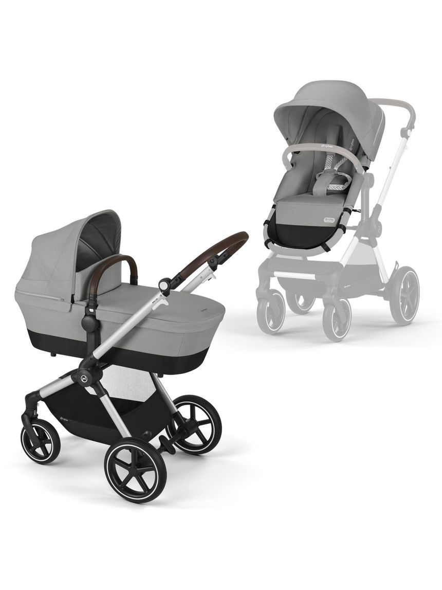 Duo eos lux slv stone grey mid grey - cybex