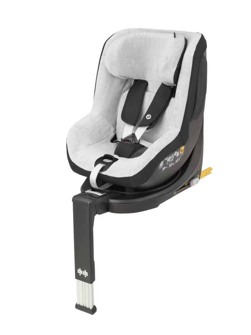 Fodera estiva per seggiolino auto  mica eco grey in cotone biologico - maxi-cosi