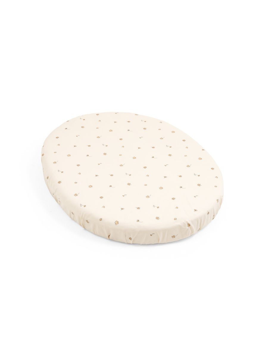 Lenzuolo per lettino sleepi™ mini - flower ecru ocs - stokke®
