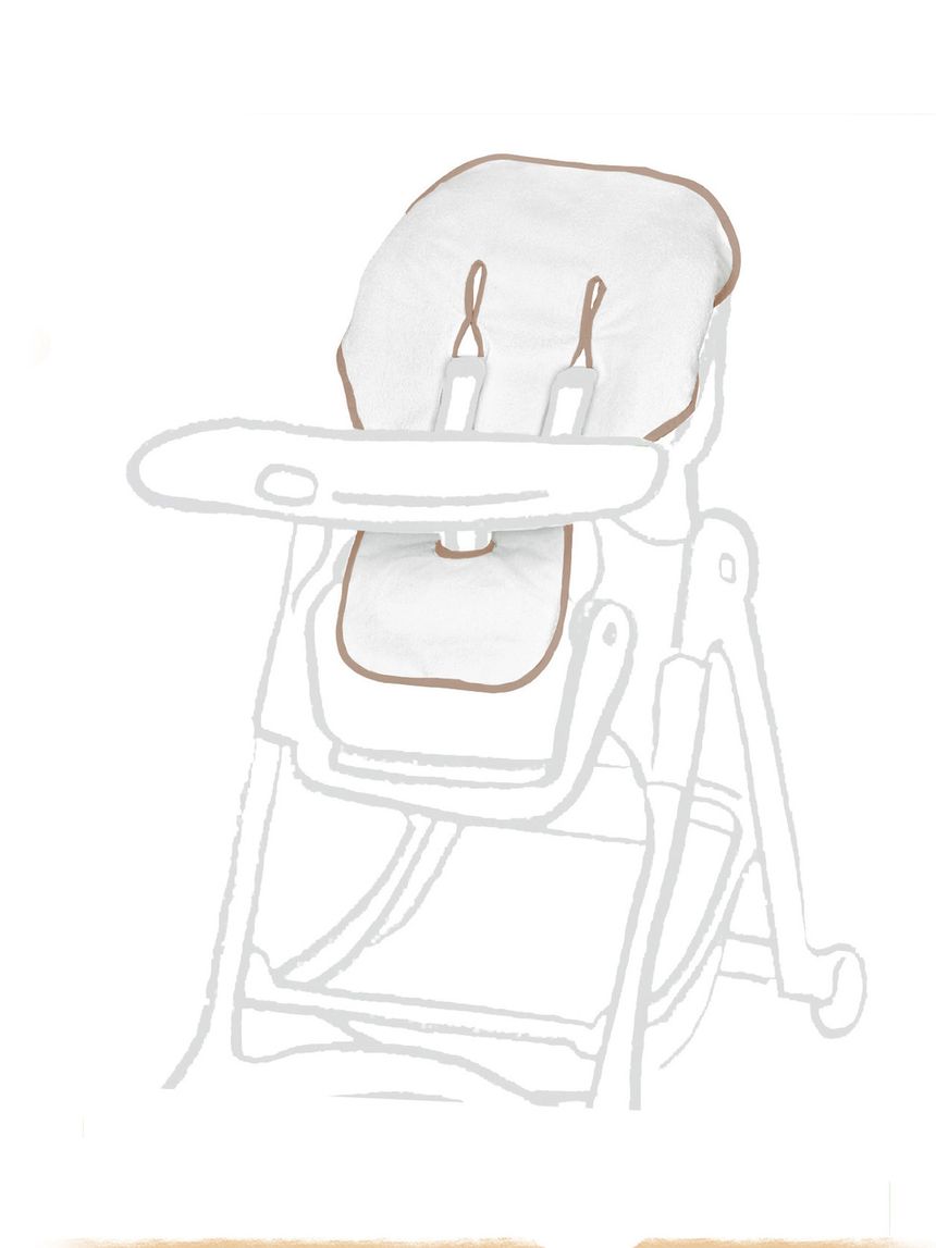 Copri seggiolone in spugna bordo tortora - giordani