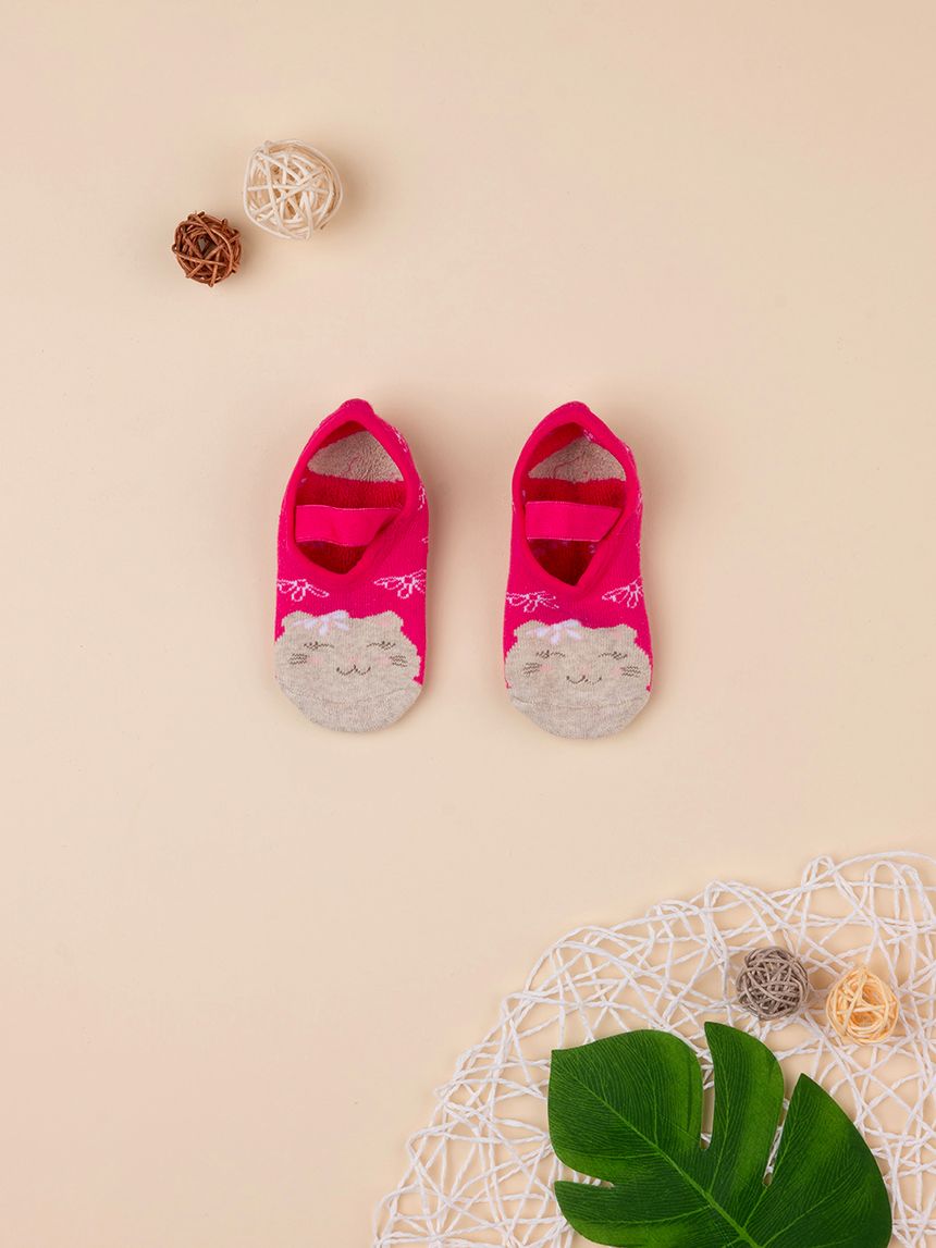 Ballerina bimba rosa antiscivolo