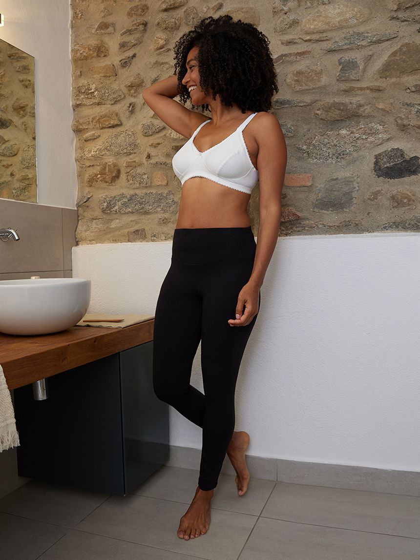 Reggiseno allattamento bianco pois - coppa d