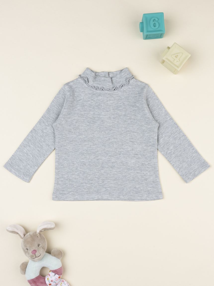 Lupetto bimba grigio chiaro