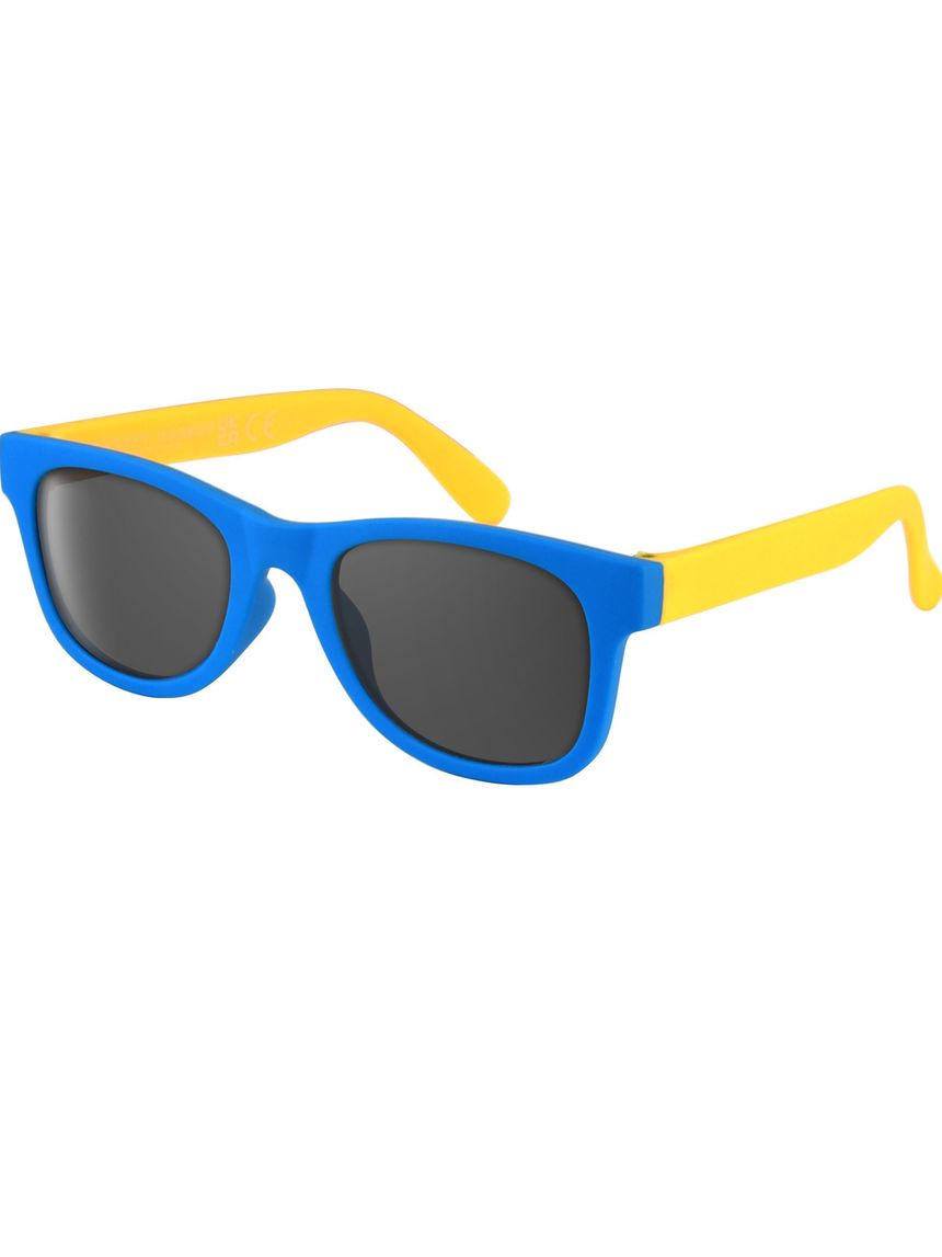 Occhiale da sole da bambino giallo blu 0-3 anni - monkey monkey