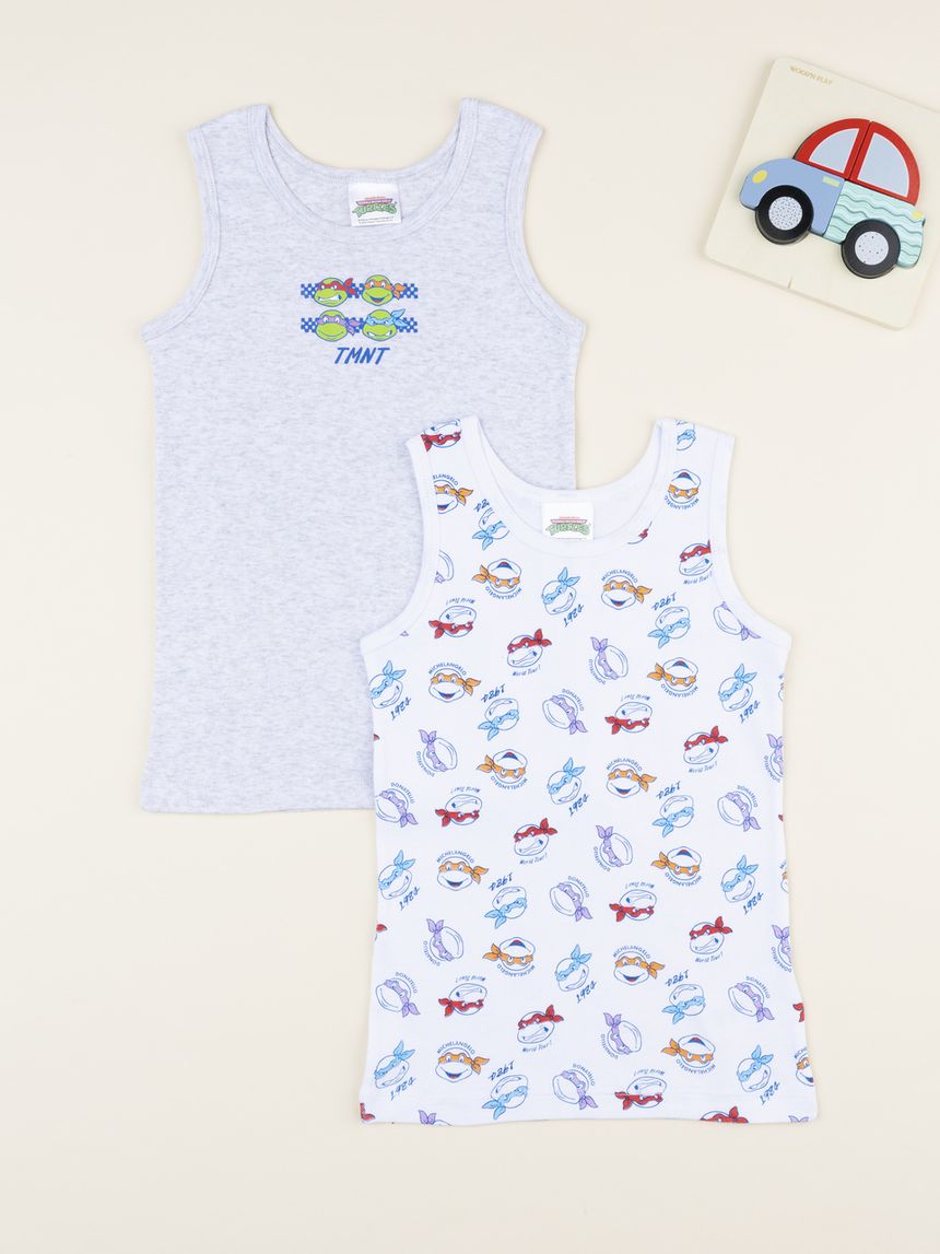 Pack 2 canotte bimbo tartarughe ninja