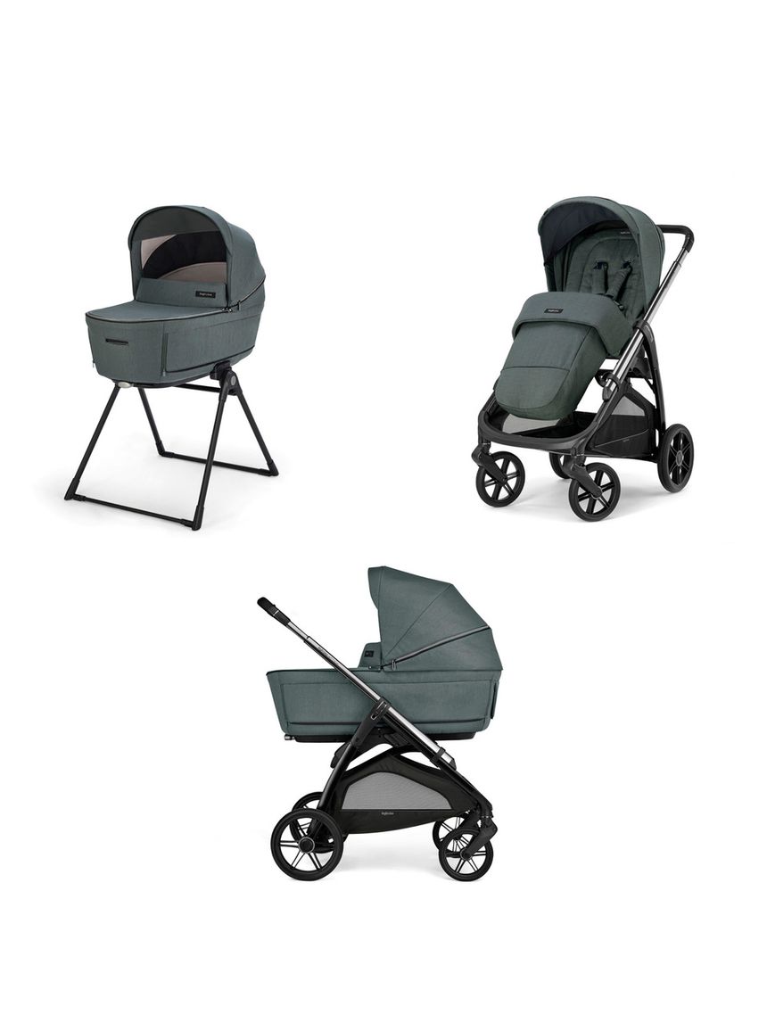 Sistema modulare aptica duo colore emerald green con telaio litio - inglesina