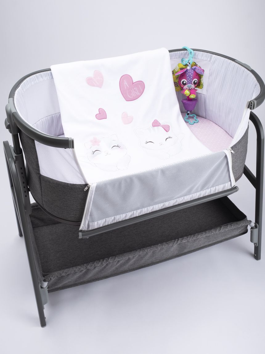 Coperta culla girl "gattini"