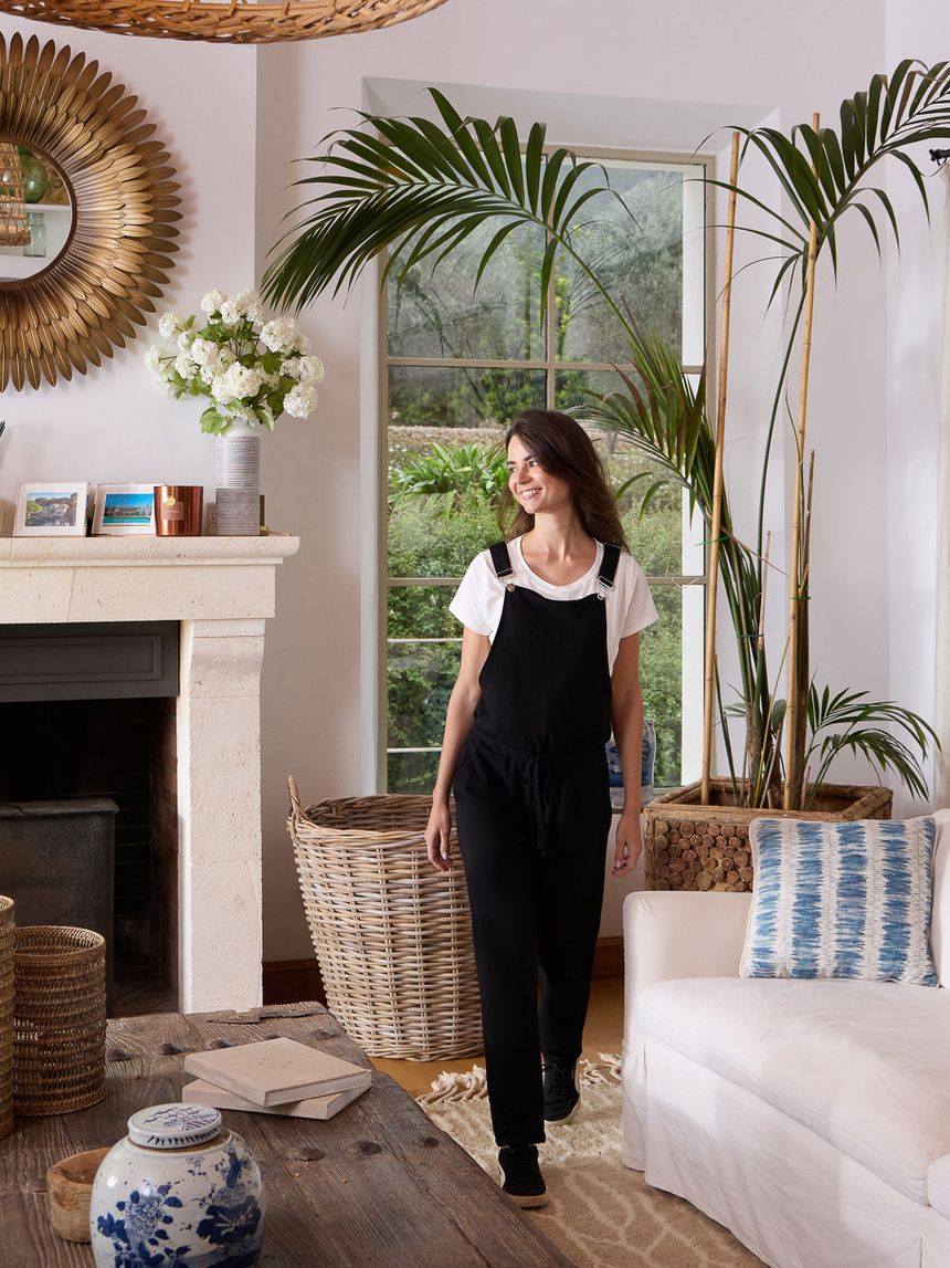 Completo salopette e t-shirt premaman allattamento