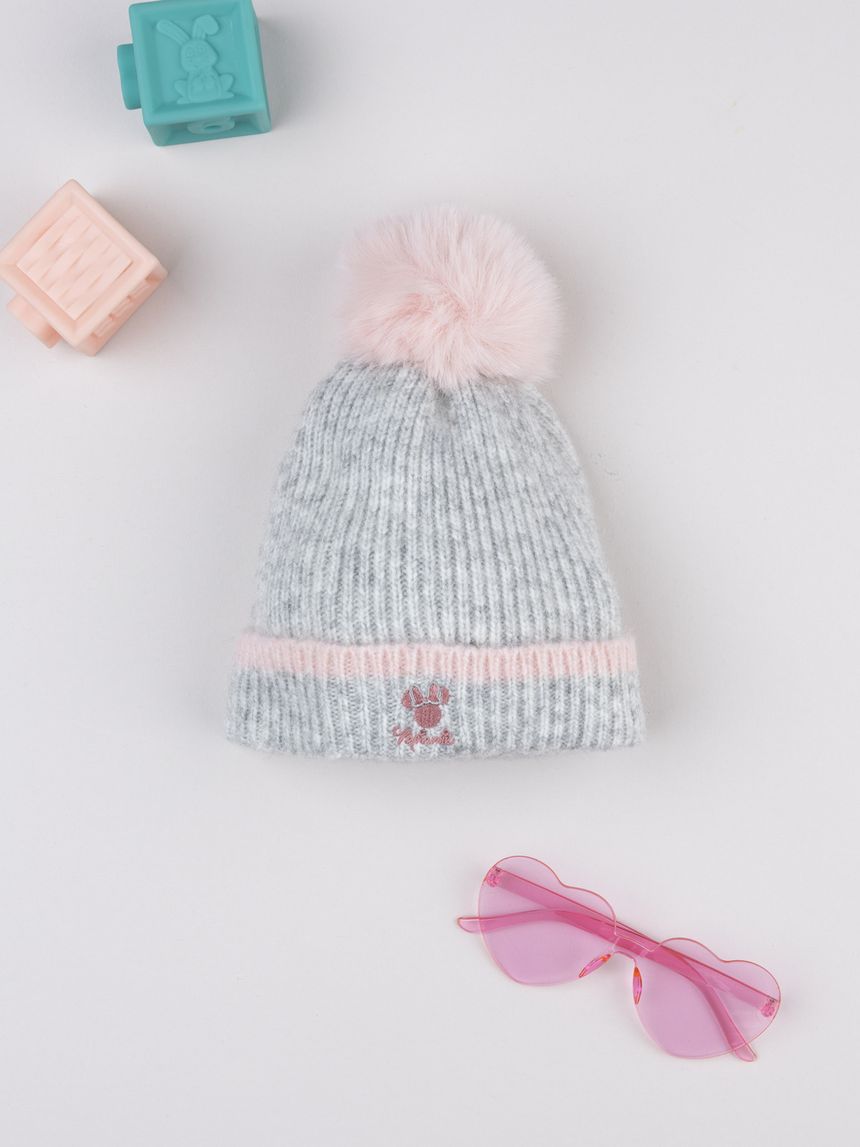 Berretto pon pon bambina disney minnie