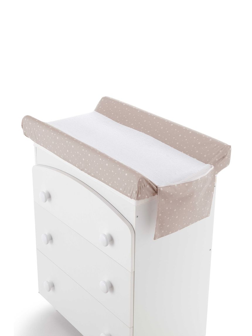 Coprifasciatoio spugna stelline tortora - giordani