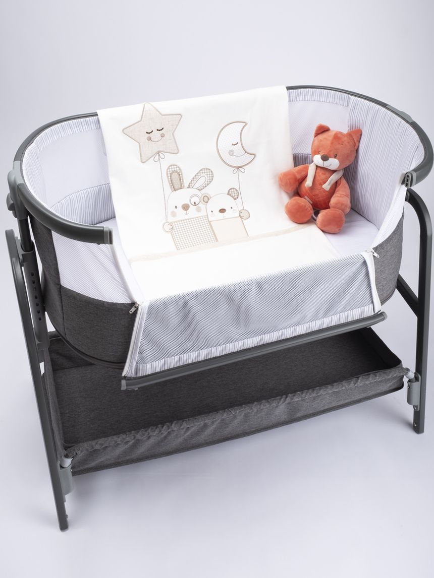 Coperta culla estiva unisex "coniglietti"