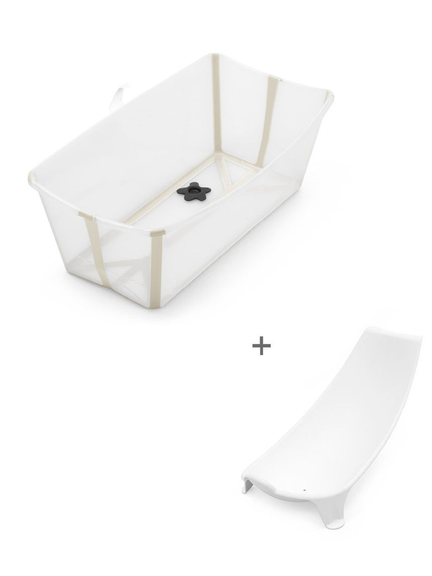 Vaschetta pieghevole flexi bath® bundle sandy beige - stokke®