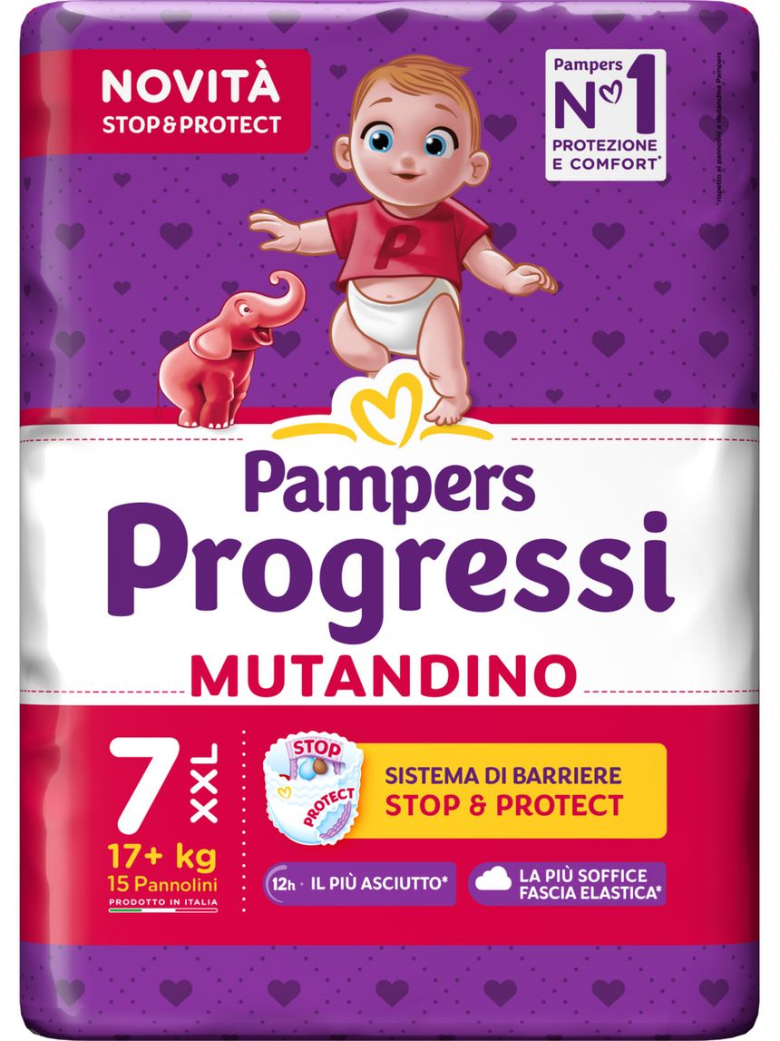 Pannolini progressi mutandino xxl 15 pezzi - pampers