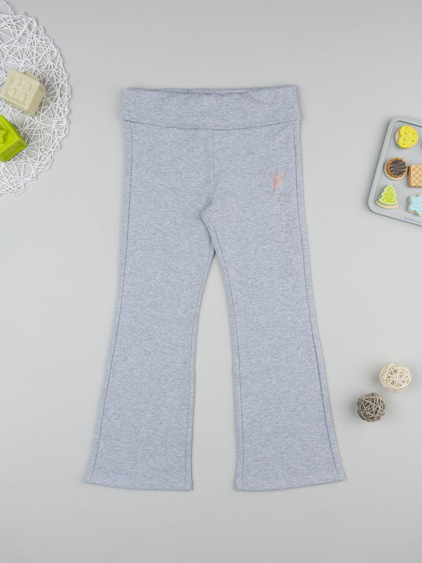 Pantalone bambina grigio ballerina