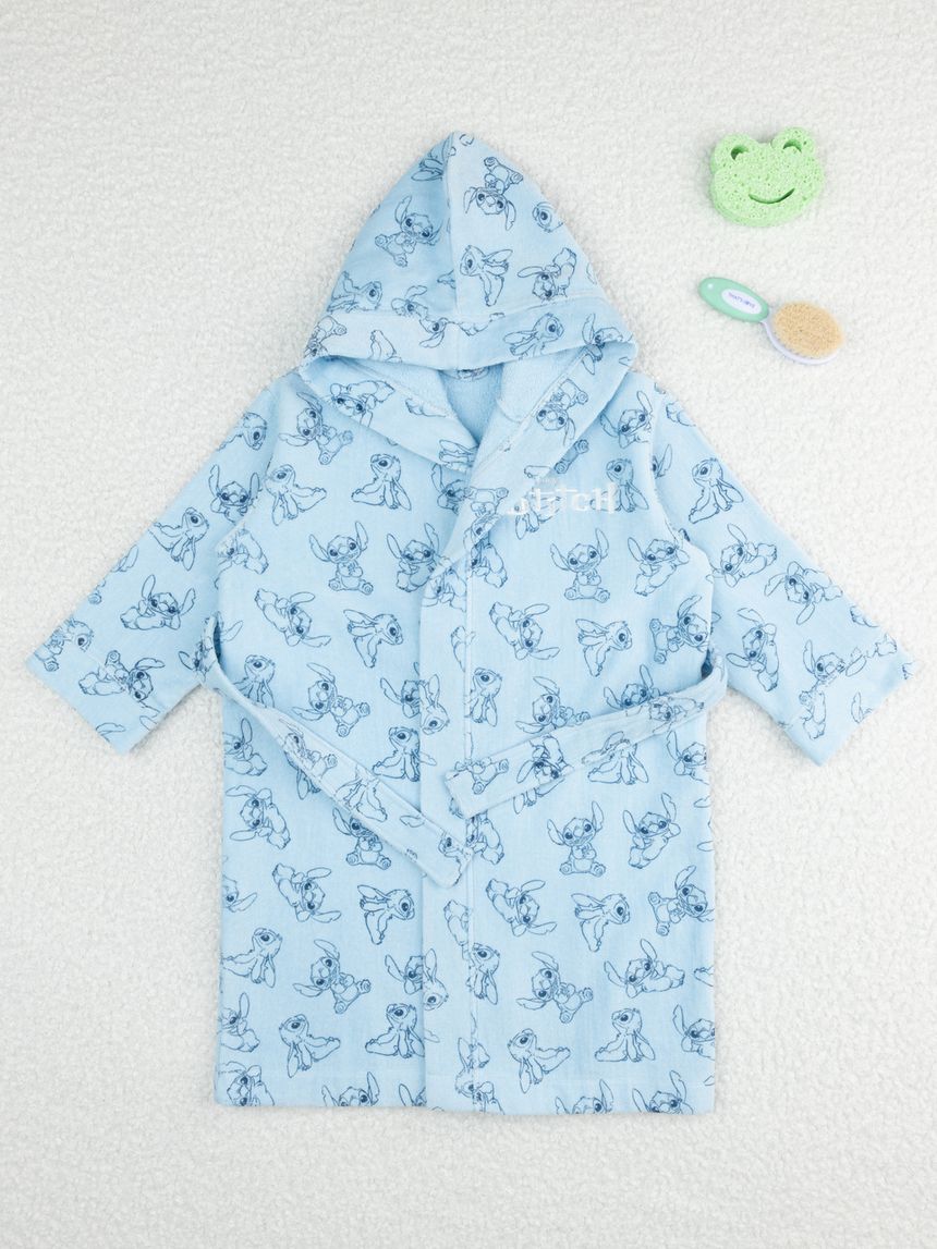 Accappatoio bimbo ciniglia stitch