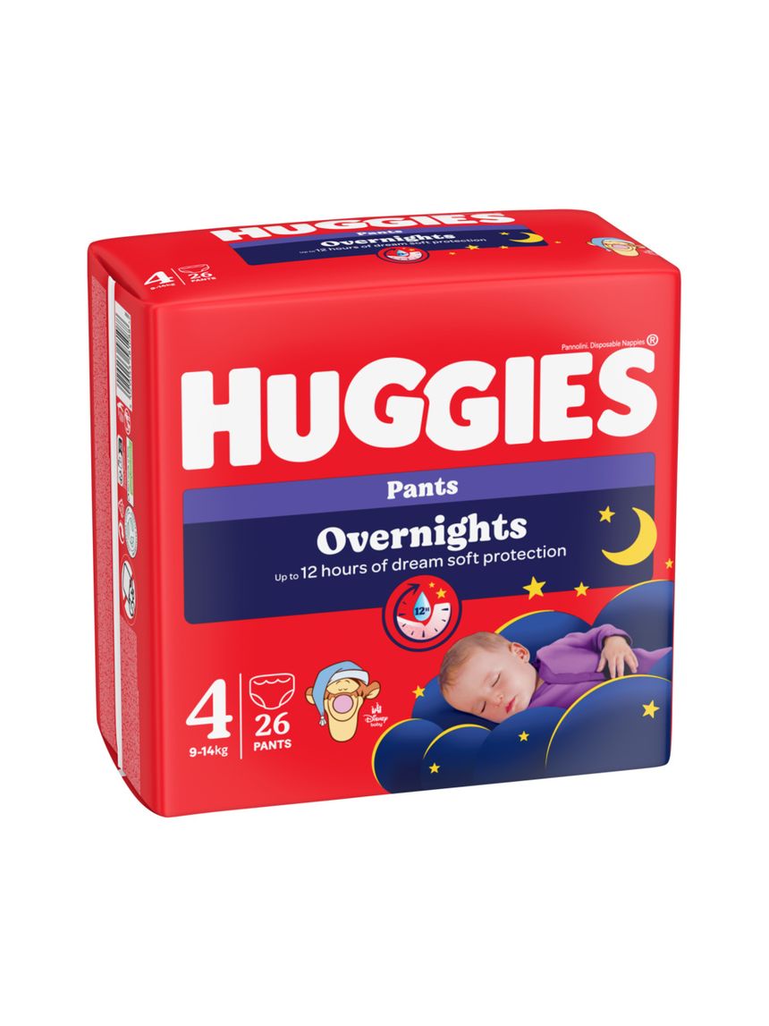 Pannolino overnight mutandina tg. 4 26pz - huggies