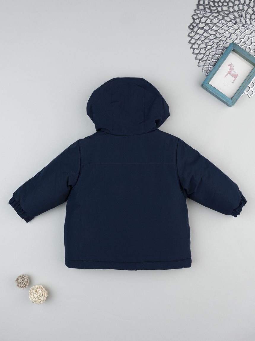 Piumino doppio bimbo blu