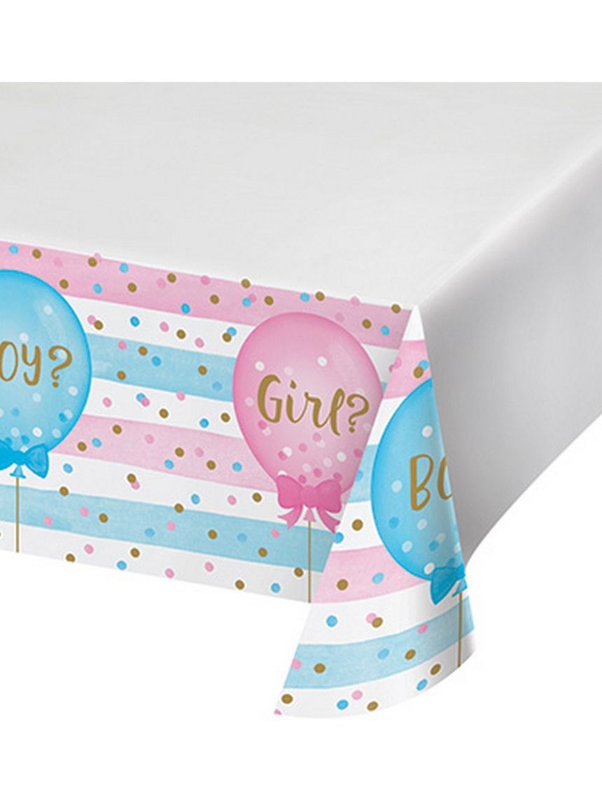 Tovaglia plastica 137x259 cm - 1 pezzo - gender reveal