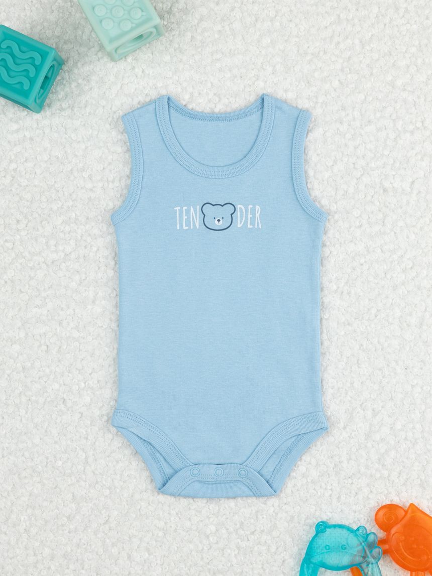 Body bimbo azzurro teddy