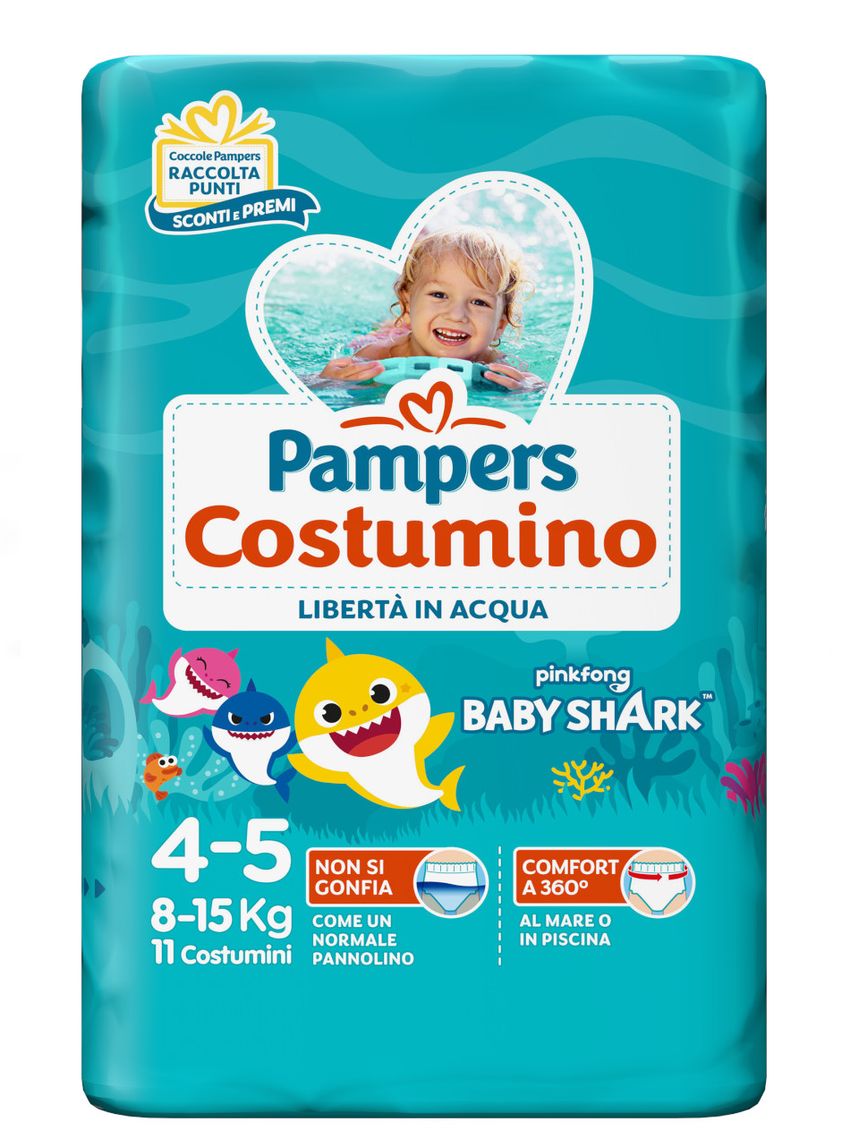Pampers il costumino taglia 4-5 (8-15 kg) – 11 pz