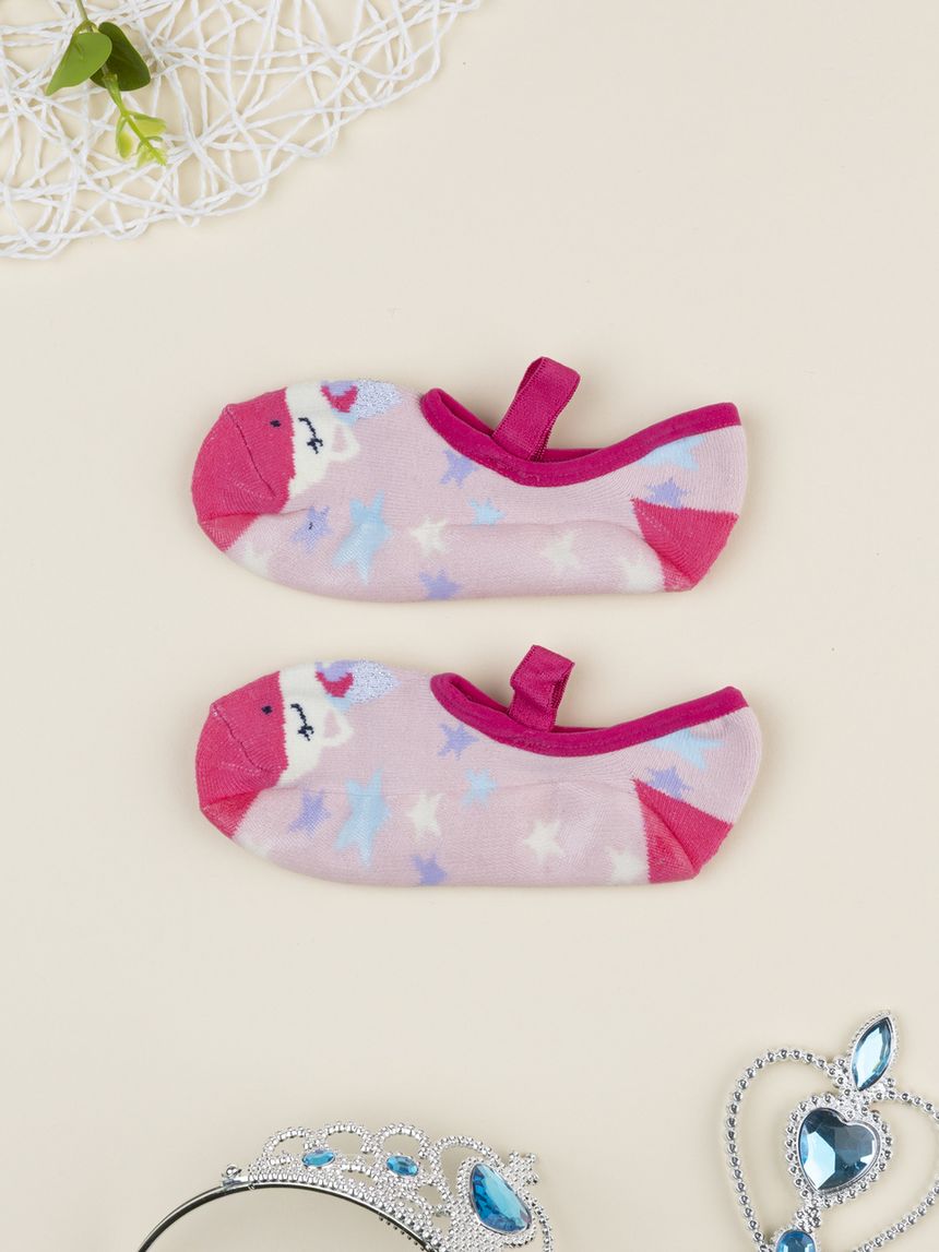 Ballerine bimba fucsia unicorno