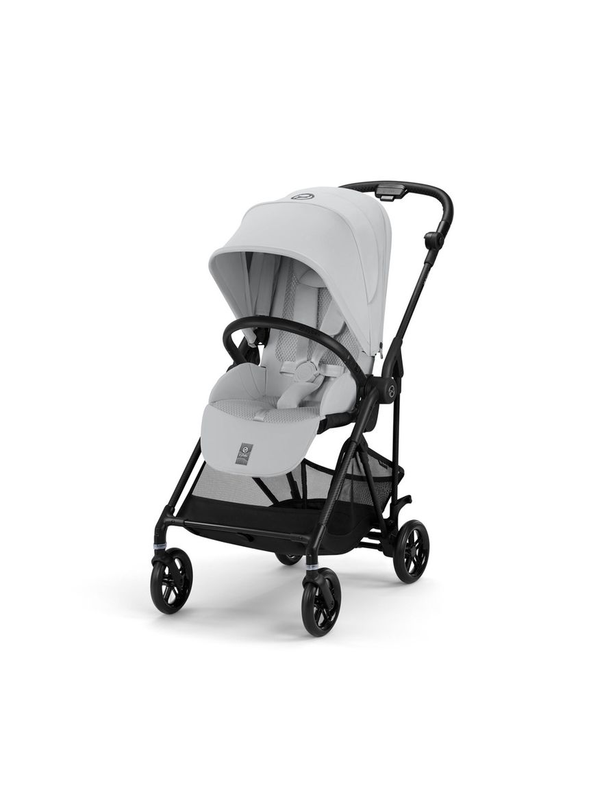 Passeggino melio carbon b/fog grey-light grey - cybex