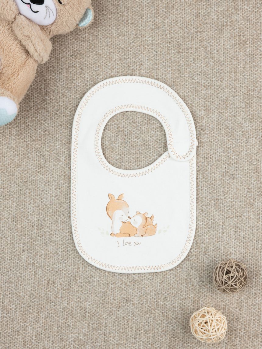 Bavaglino bimba volpi