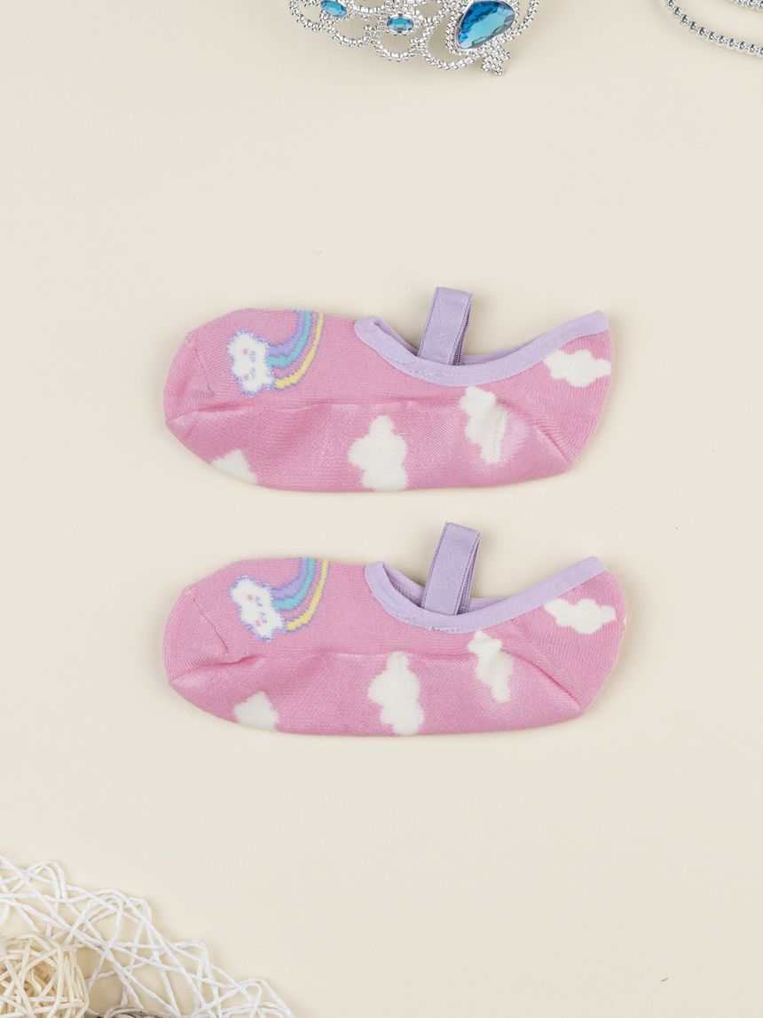Ballerina bimba rosa arcobaleno