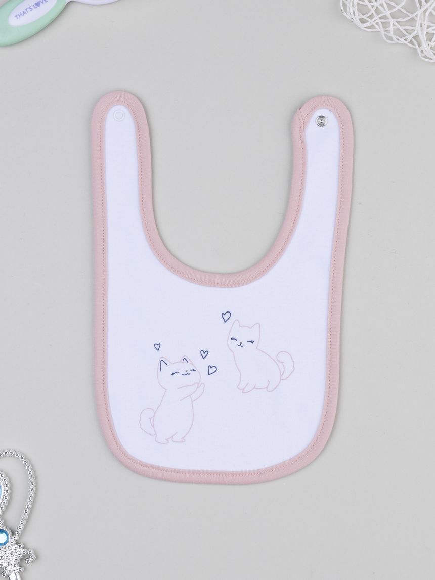 Bavaglino bimba gattini
