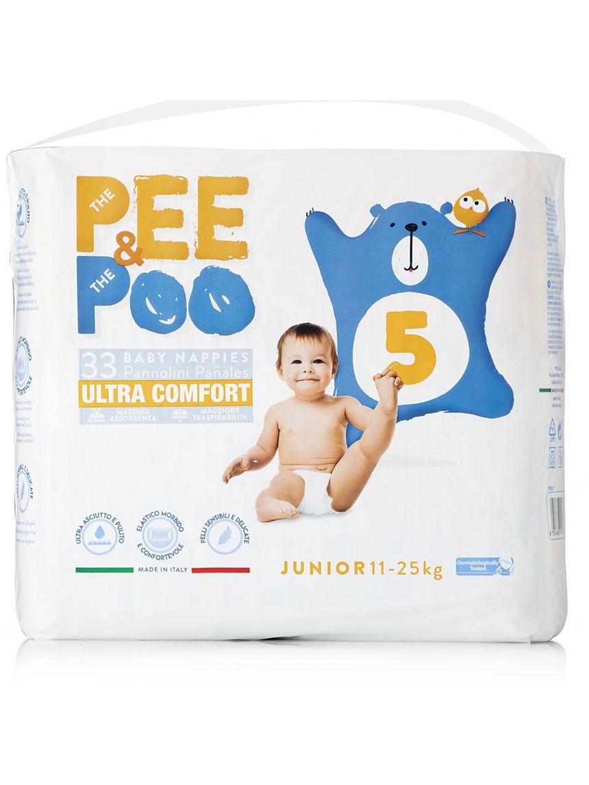 Pee&poo - junior tg5 33 pz