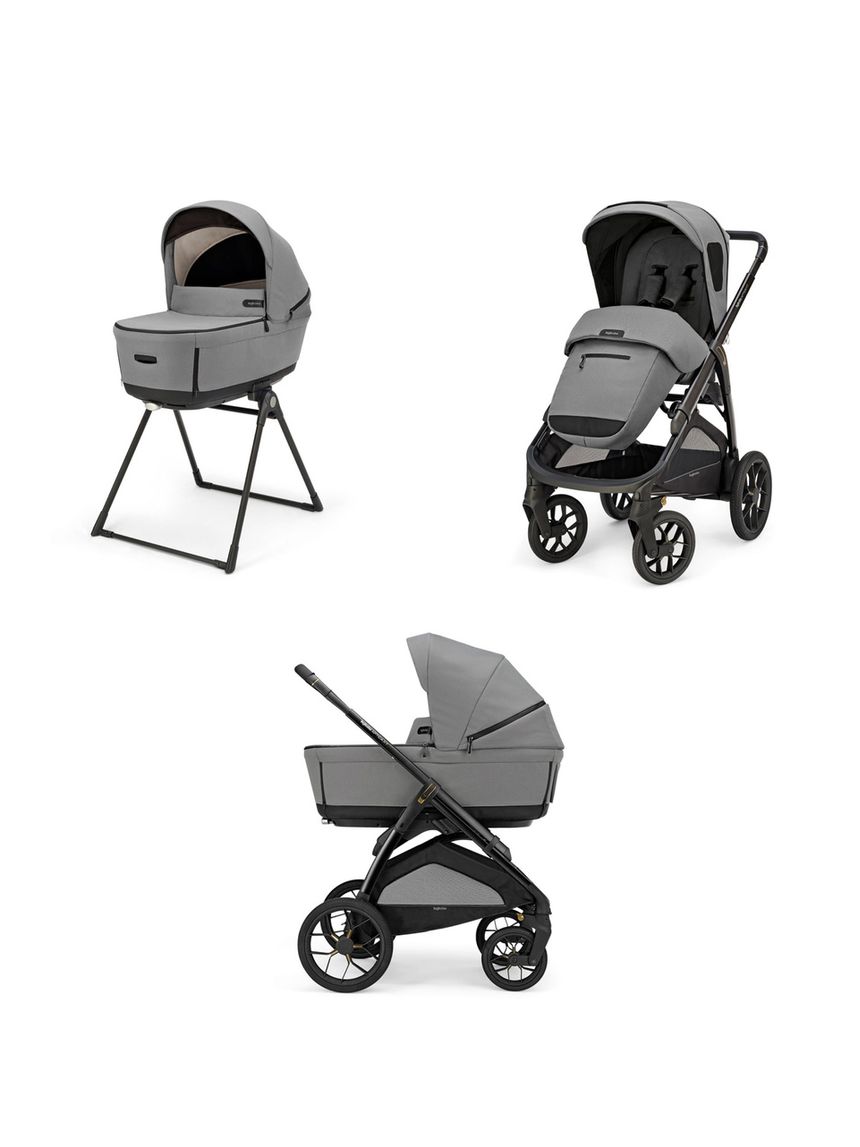 Aptica xt system duo colore canyon grey con telaio nero - inglesina