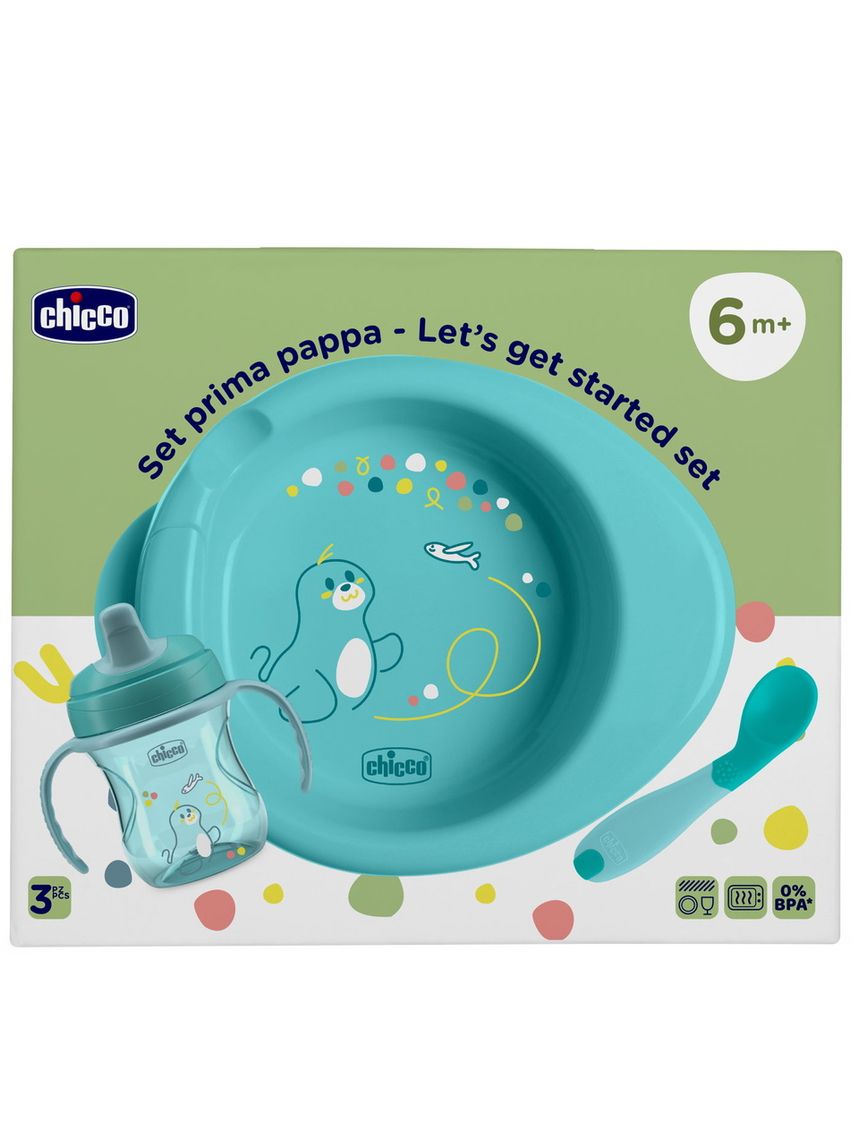 Set pappa 6m+ azzurro - chicco