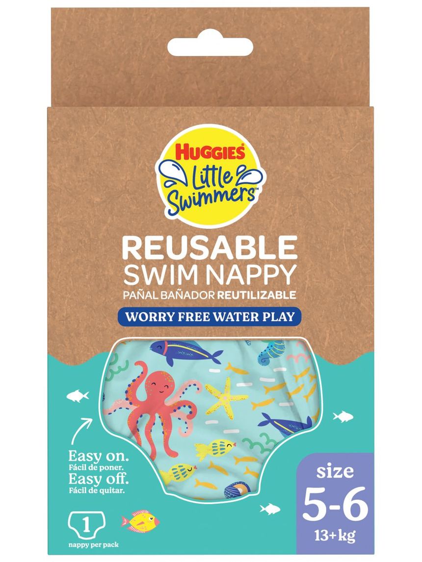 Little swimmers pannolino lavabile tg. l (13+ kg) - huggies