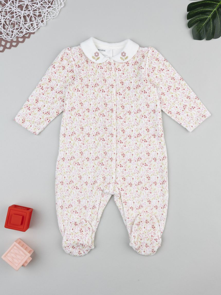 Tutina neonata fiorellini allover