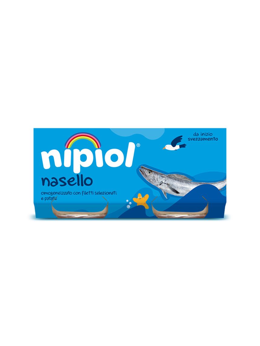 Omogeneizzato nasello 2x80gr - nipiol