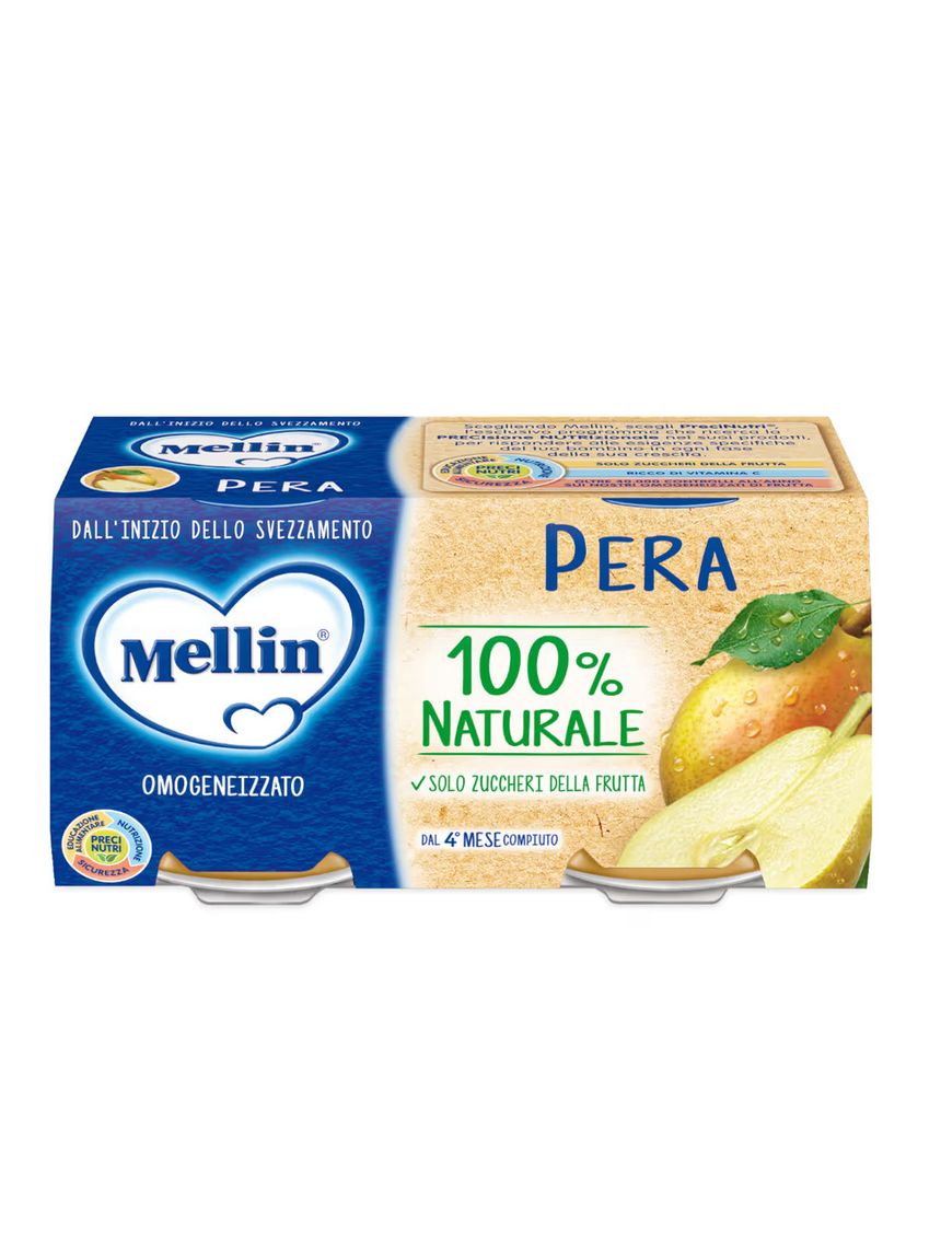 Omogeneizzato pera 2×100 gr - mellin