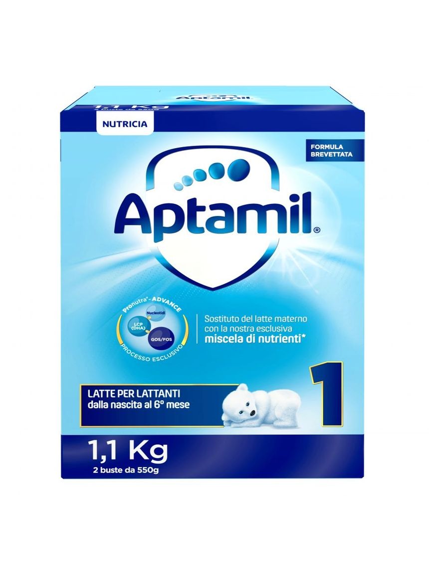 Nutrobiotik 1 latte di partenza in polvere 1100gr - aptamil