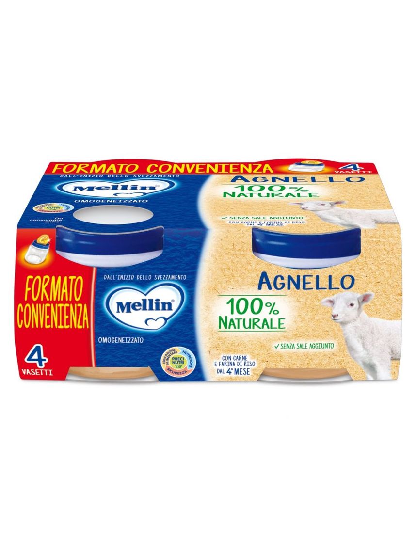Omogeneizzato agnello 4x80g - mellin