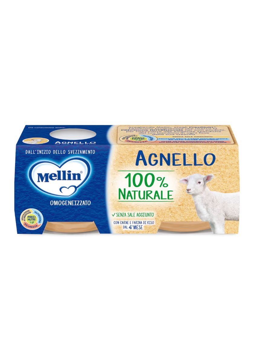 Omogeneizzato agnello 2×80 gr - mellin
