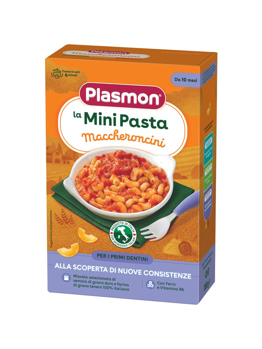 La mini pasta maccheroncini dai 10 mesi 300 gr - plasmon