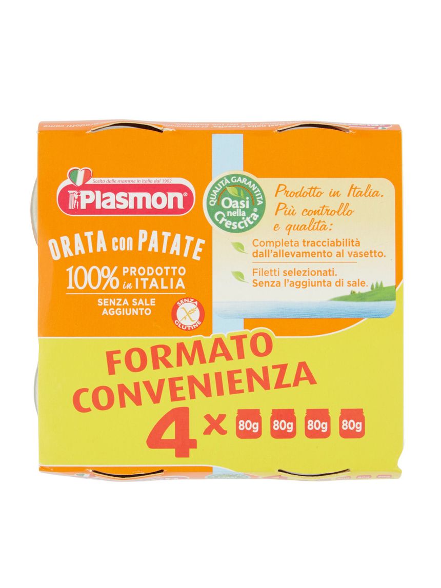 Omogeneizzato orata con patate - 4x80g - plasmon