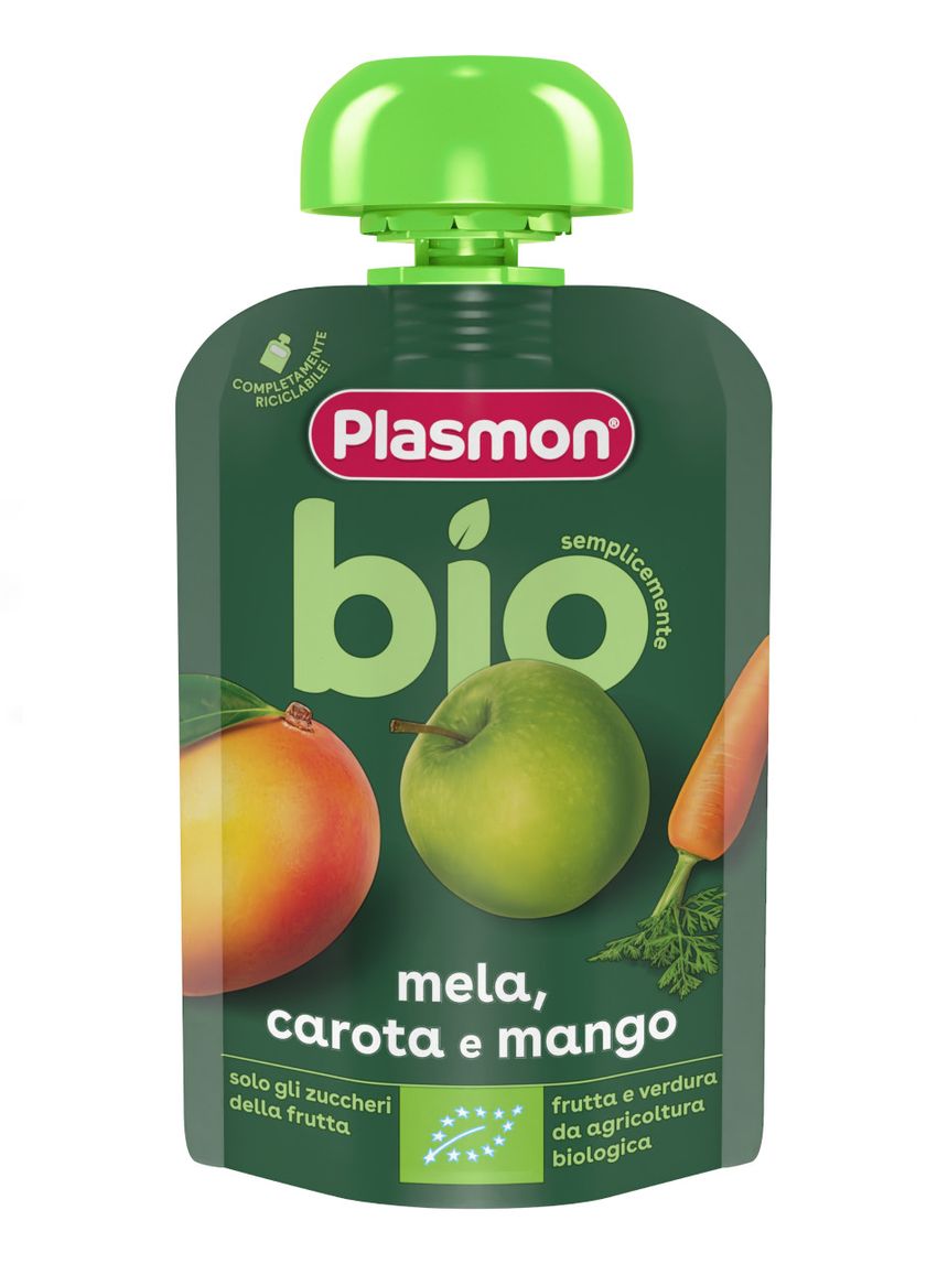 Pouch mela carota e mango bio 100gr - plasmon