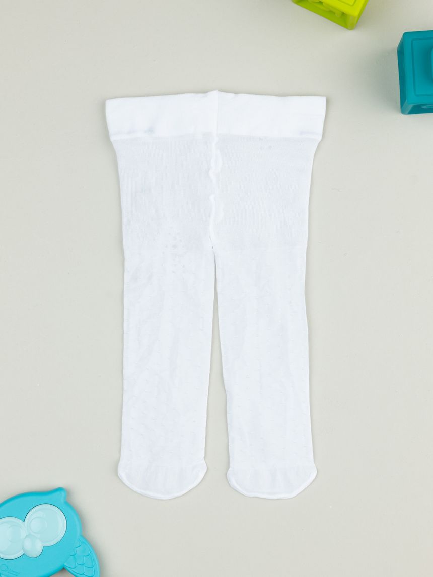 Collant bimba bianchi