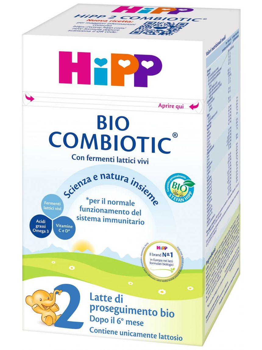 Hipp - latte combiotic 2 polvere 600g