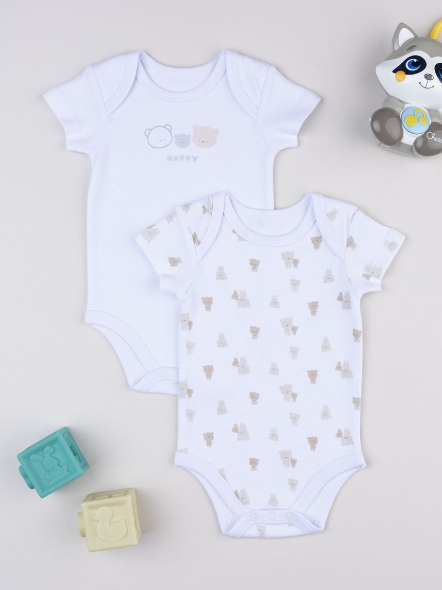 Pack 2 body neonato orsetti