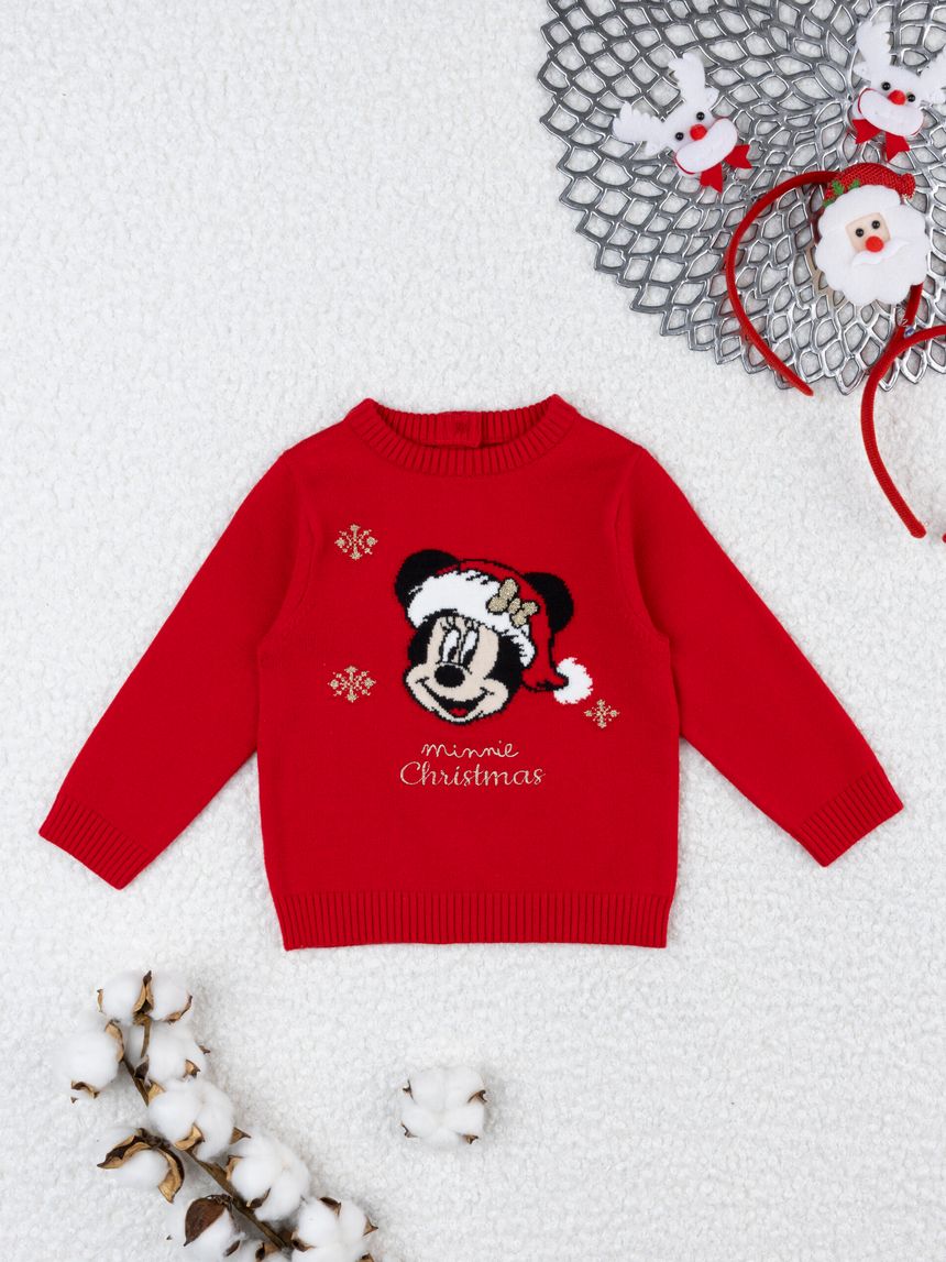 Maglione tricot disney minnie natale
