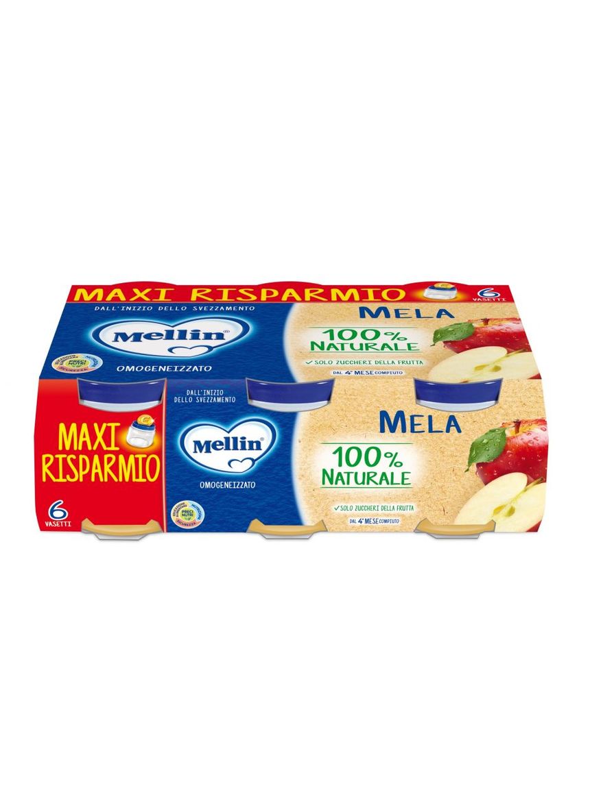 Omogeneizzato mela 6x100g - mellin