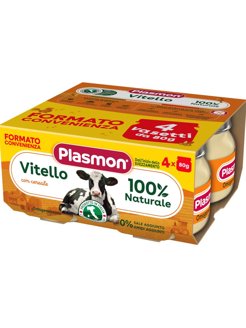 Omogeneizzato vitello  4x80g - plasmon
