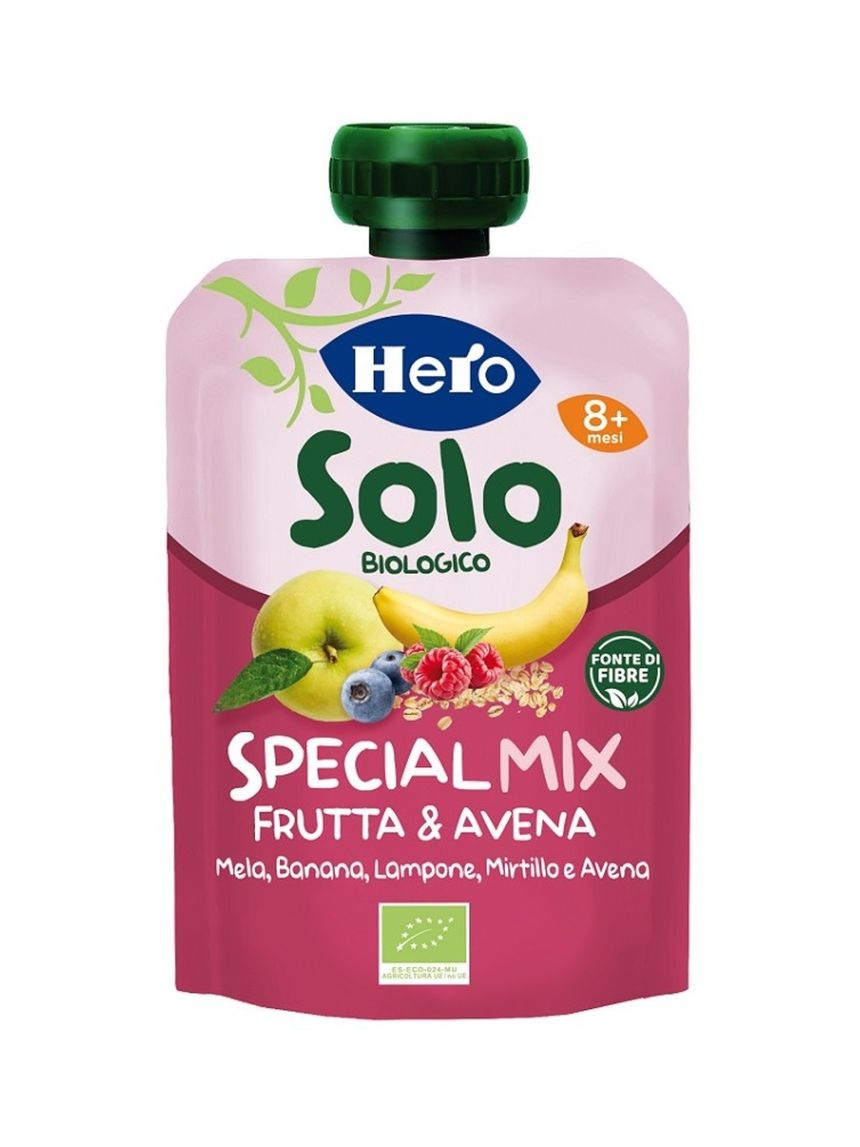 Pouch mix frutta e avena 8+ mesi - hero solo